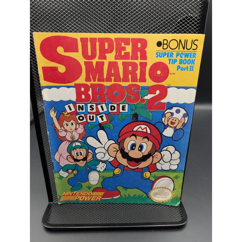 1989 Nintendo Power Magazine Super Mario Bros. 2: Inside Out (I and II) Tips